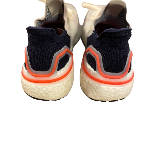 Adidas Men’s Boost Sneakers Coral and Beige - Picture 4 of 8